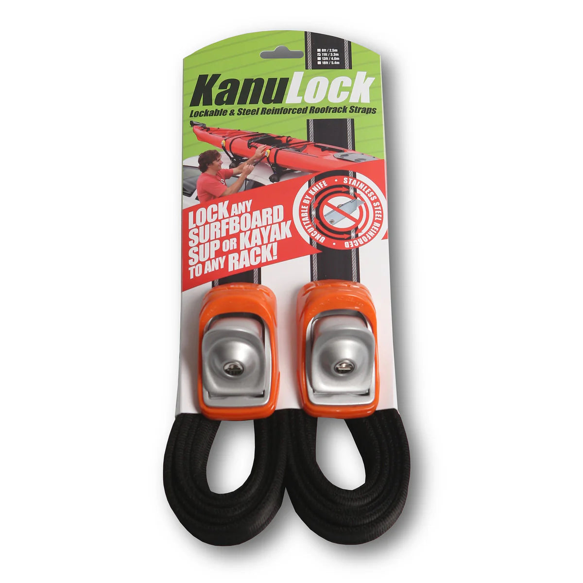 FCS KANULOCK Lockable Tie Down Straps
