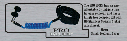 BlockSurf Pro Bodyboard Leash Coil Bicep