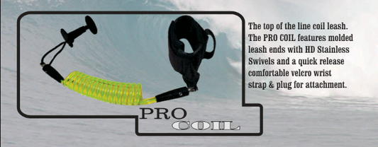BlockSurf Pro Bodyboard Leash Coil Wrist