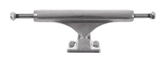 Skateboard truck with 'Slappy ST1 Classic 9.5 Polished' branding on a white background