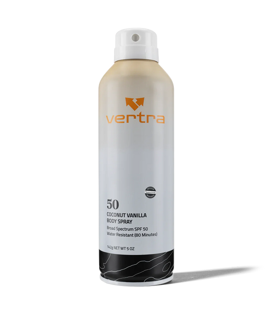 Vertra Coconut Vanilla Body Spray SPF 50