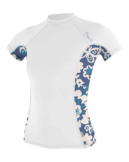O'Neill W Side Print S/S Rash Guard