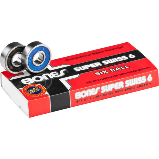 Bones SUPER SWISS 6 Skateboard Bearings
